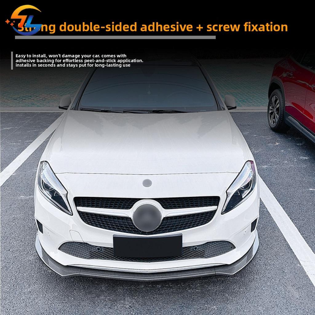For Mercedes-Benz A-class W176 2016-2018 Late Ordinary Version Front Lip Front Shovel Spoiler Modification Accessories