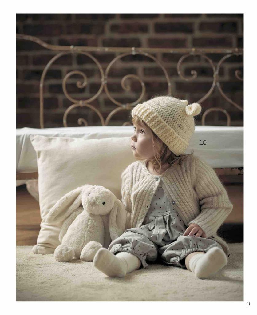 Cute crocheted warm knit hat for kids (applemints)