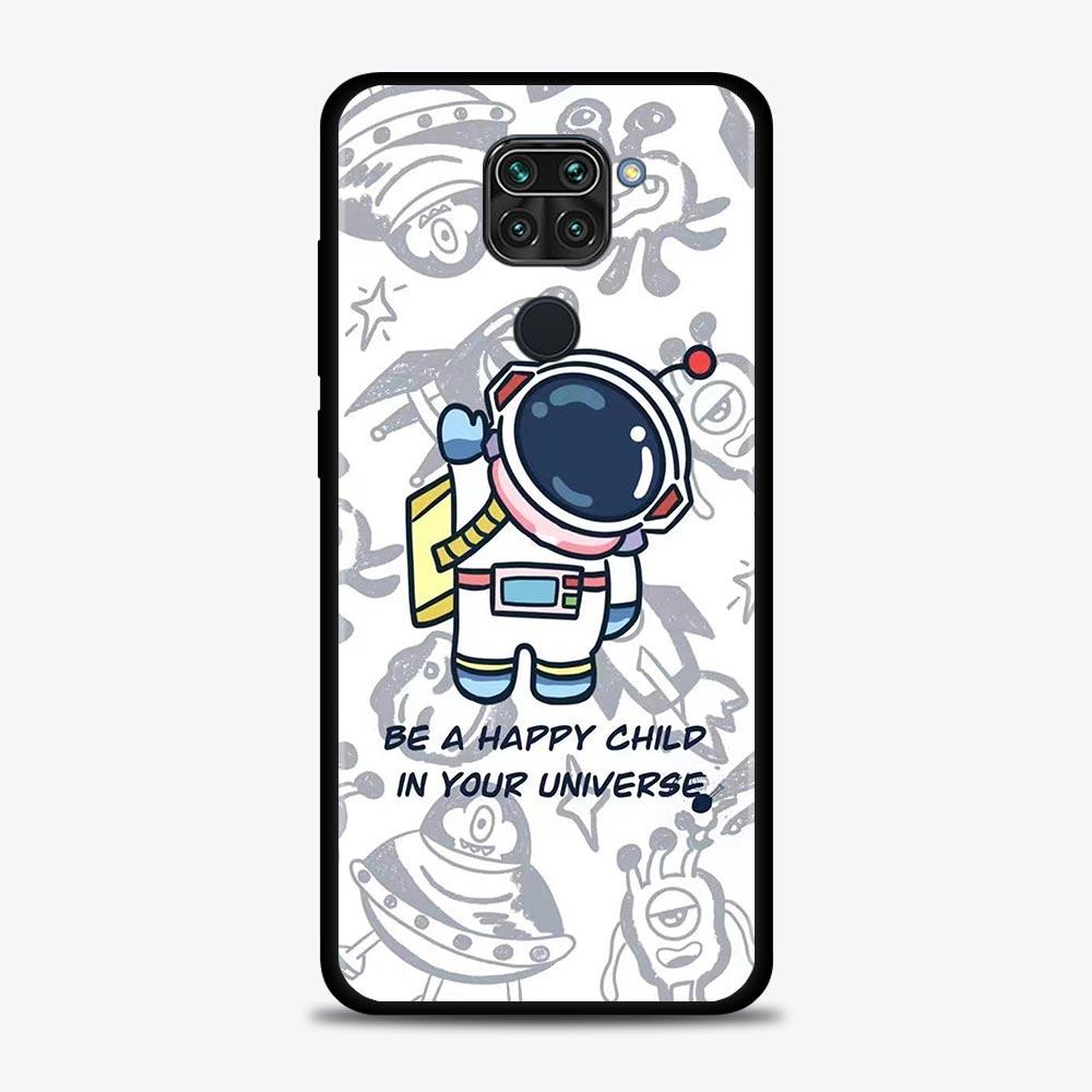 Niedlichen Cartoon Stern Planet Astronaut Fall Für Xiaomi Redmi Hinweis 10 9 9s 9T 8 8T 7 Pro Max 5G Abdeckung Für Redmi K40 9 9A 9C 9T Shell