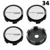4PCS OD 60MM / ID 56MM Cap For Rims WORK EMOTION EQUIP MEISTER VS Emblem Wheel Center Cap Sport Car Logo Wheel Cover Hub Caps