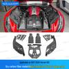 Ferrari 812 Carbon Fiber Body Kit: Front/Rear Splitter, Bumper Corners, Rear Lip, Engine Bay, Interior