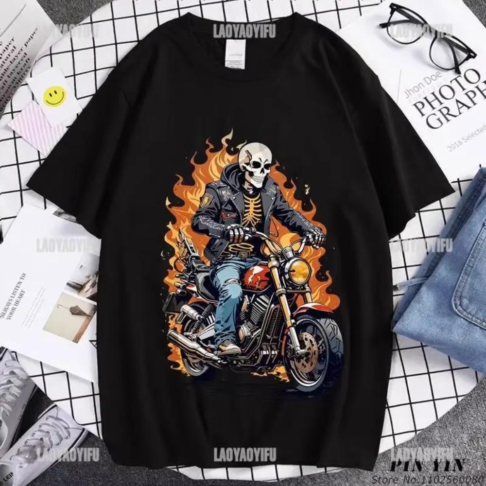 

Funny By Motorcycle T Shirt Classic Vintage T-shirt for Men Top Hot Sale Hipster Streetwear Men T Shirt XXXXXL чёрный