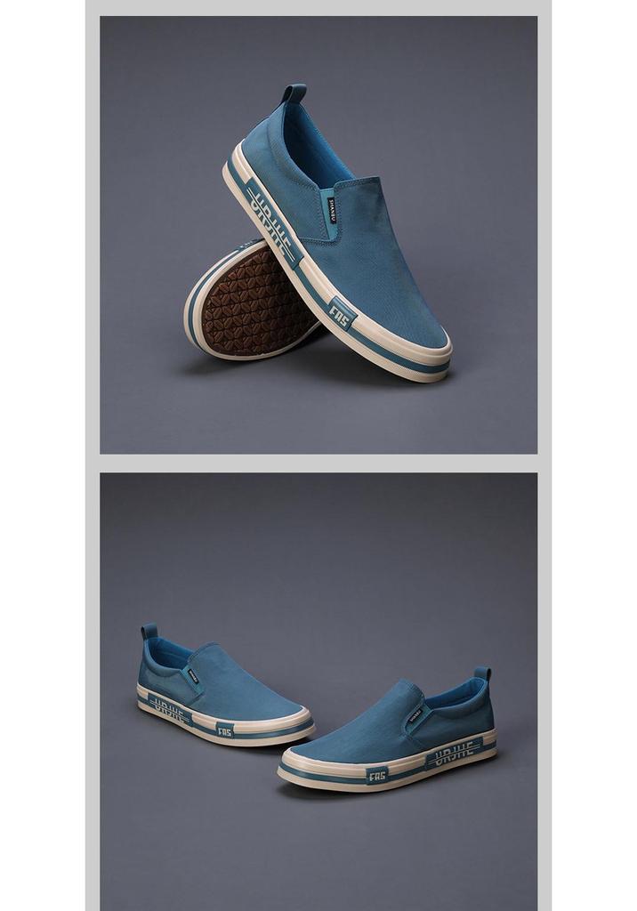 Scarpe da Ginnastica da Uomo Slip-On Primaverili: Sneakers Basse Casual Traspiranti da Skateboard