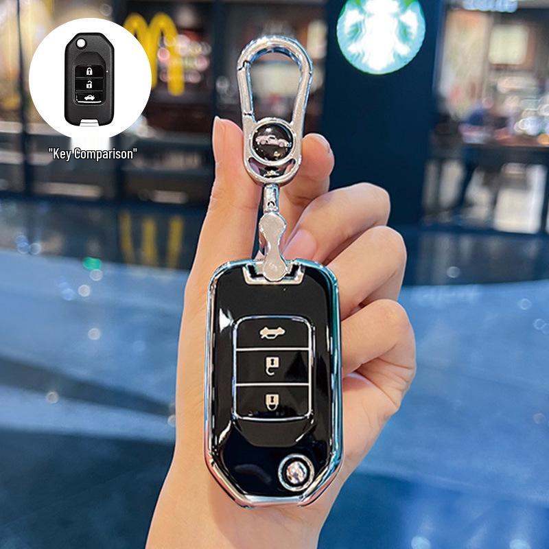 Compatible BTXRV Key Case for CRV, Accord, Civic, Binzhi, and Spirior - High-Grade Protective Shell.