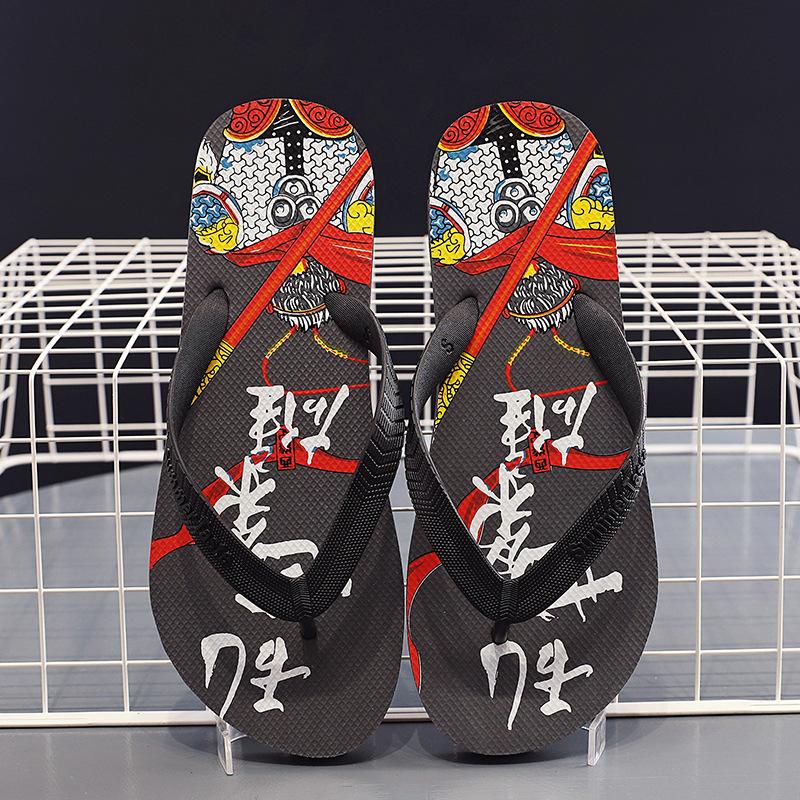 Flip-flops Men's Summer Wear Trend Non-slip Shoes Pinch Slippers Casual Beach Sandals