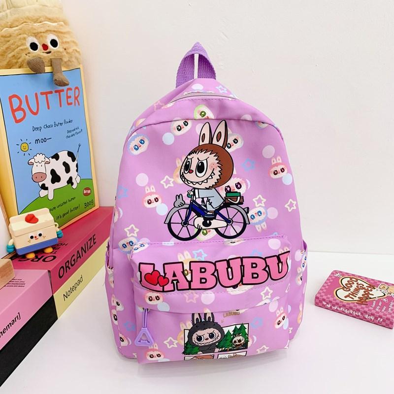 Kindergarten Primary School Students Schoolbag Cartoon Cute Foreign Style Printing Children'S Backpack Large Capacity Children'S Backpack