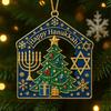 Veselou Chanuku Vánoční ozdoba na stromeček Akrylová Židovská Chanuka Vánoční ozdoby Duchovní dárky pro Muže Ženy Dospělé