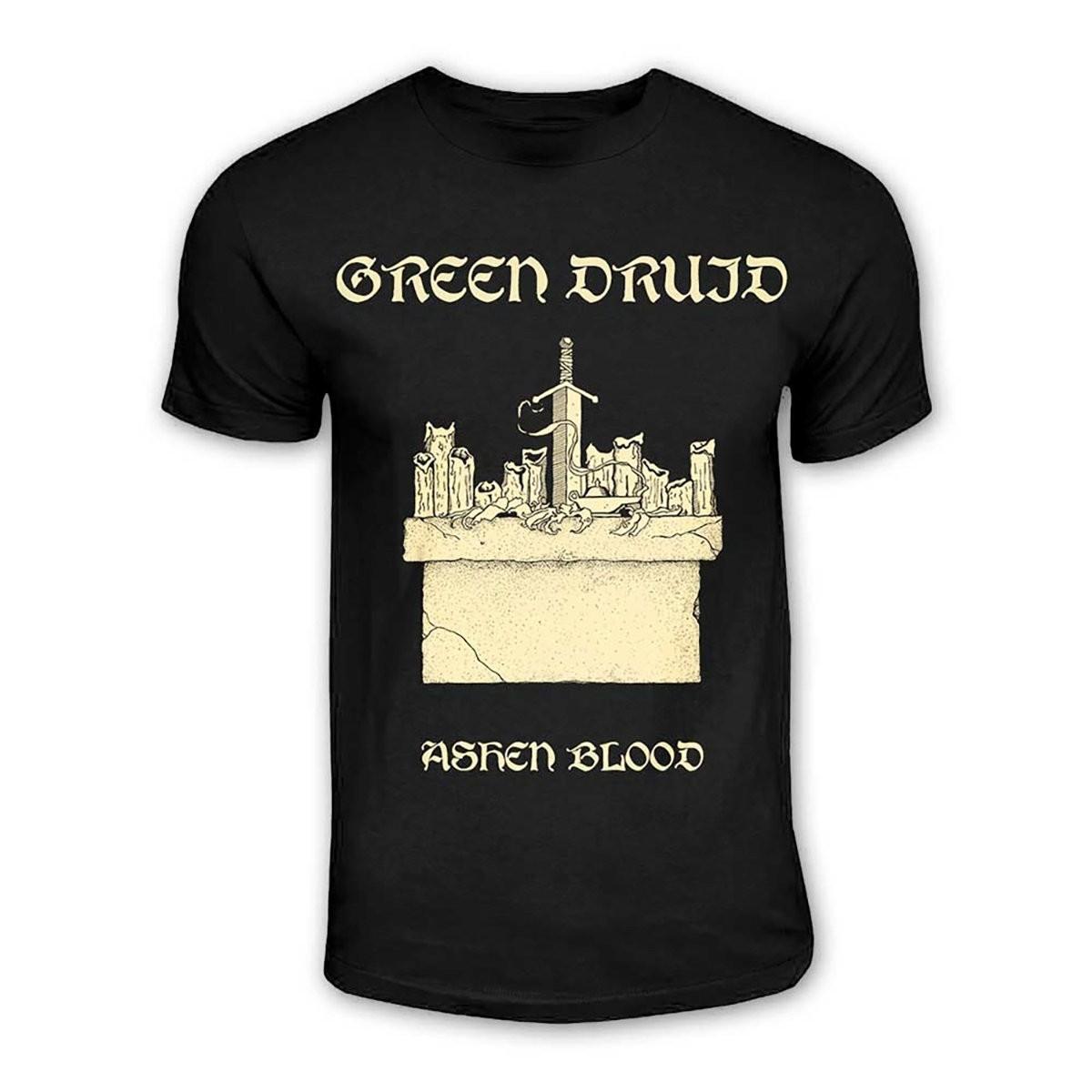 Green Druid Ashen Blood Black Short Sleeve T-shirt NEW XXXL