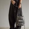 Rheemin Paisley Bucket   Charcoal Black