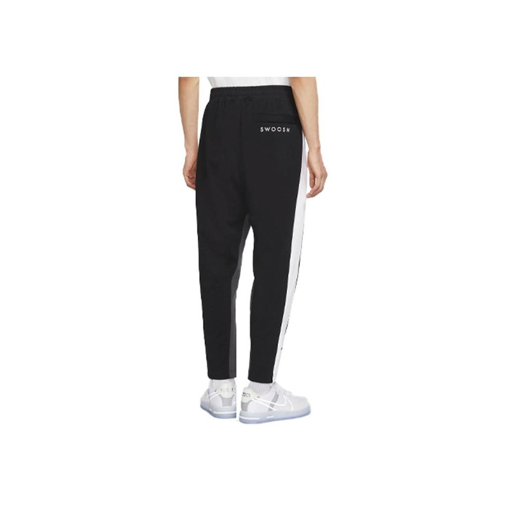 Nike Sportswear Swoosh Color-Block Knit Pants Men Bottoms Black DD5988-010