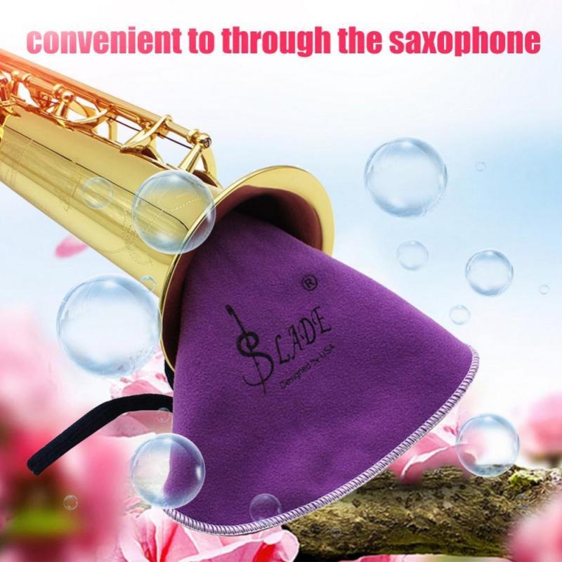 Buy LADE Durable Saxophone Sax Cleaning Cloth Tool for Tube