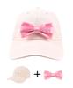 Jangeulang [Set] Pink Basic Ball Cap + Objet