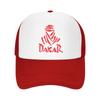 Dakar Rally Print Mesh Baseball Cap Unisex Adjustable Snapback Caps Summer Breathable Sun Visor Hat Trucker Hats