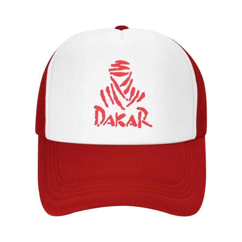 Dakar Rally Print Mesh Baseball Cap Unisex Adjustable Snapback Caps Summer Breathable Sun Visor Hat Trucker Hats