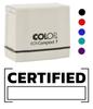 Printtoo Certified Self Inking Rubber Stamp Pre-Inked Office Stamp- Home Office Business Stationery, 47 X 20 Mm