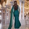 Women's Fashion Slim-fit Rhinestone Shawl Dress - Elegant European & American Style