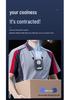 Portable Waist Clip-On Fan: Summer Cooling Solution for High-Temperature Workplaces, Kitchens, and Outdoor Activities