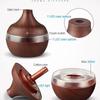 300ml USB Aroma Diffuser and Humidifier with Wood Grain Design and Silent Operation