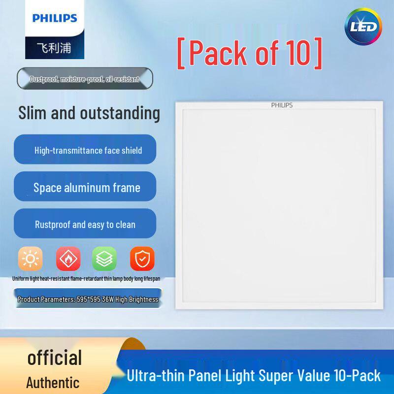 Philips Ultra-Thin LED Recessed Ceiling Panel Light