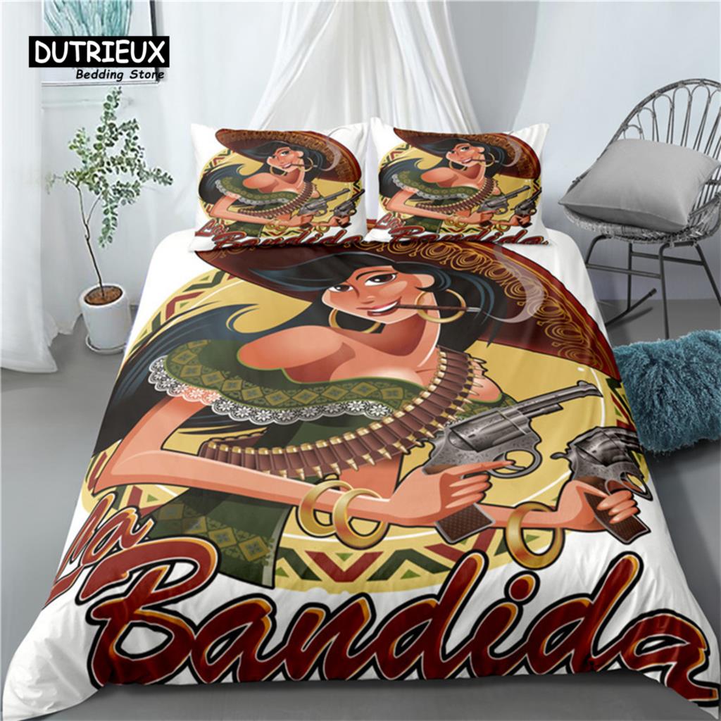 

Horse Duvet Cover Vintage Rodeo Cowboy Riding Bull Wooden Old Sign Western Style Wilderness at Sunset Image Bedding Set For Boys (135x200cm)