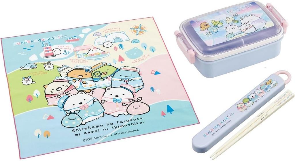 Skater Sumikko Gurashi 25 Polar Hometown Antibacterial Dishwasher Safe Soft Lid Tight Lunch Case Lunch Sumikko Gurashi Polar Bear Character Soft Tight