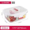 LOCK&LOCK Divided Heat-Resistant Glass Lunch Box