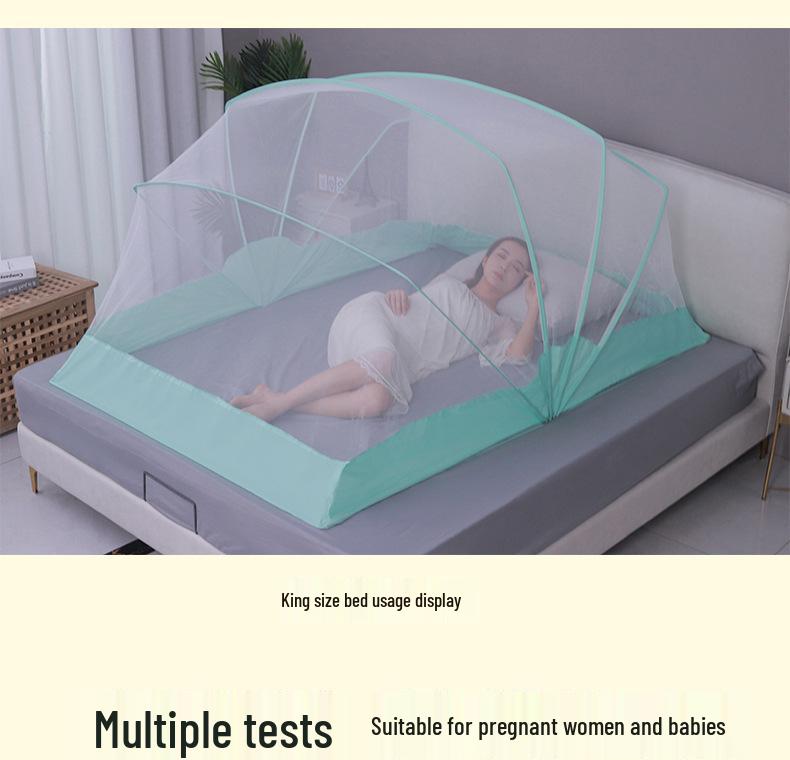 Foldable Mosquito Net for Dorms and Homes - Easy Install, Summer Yurt Style