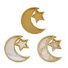Vassoio decorativo a forma di luna e stella per esporre frutta, dessert e pasticcini, snack per le feste, decorazione per la tavola da pranzo