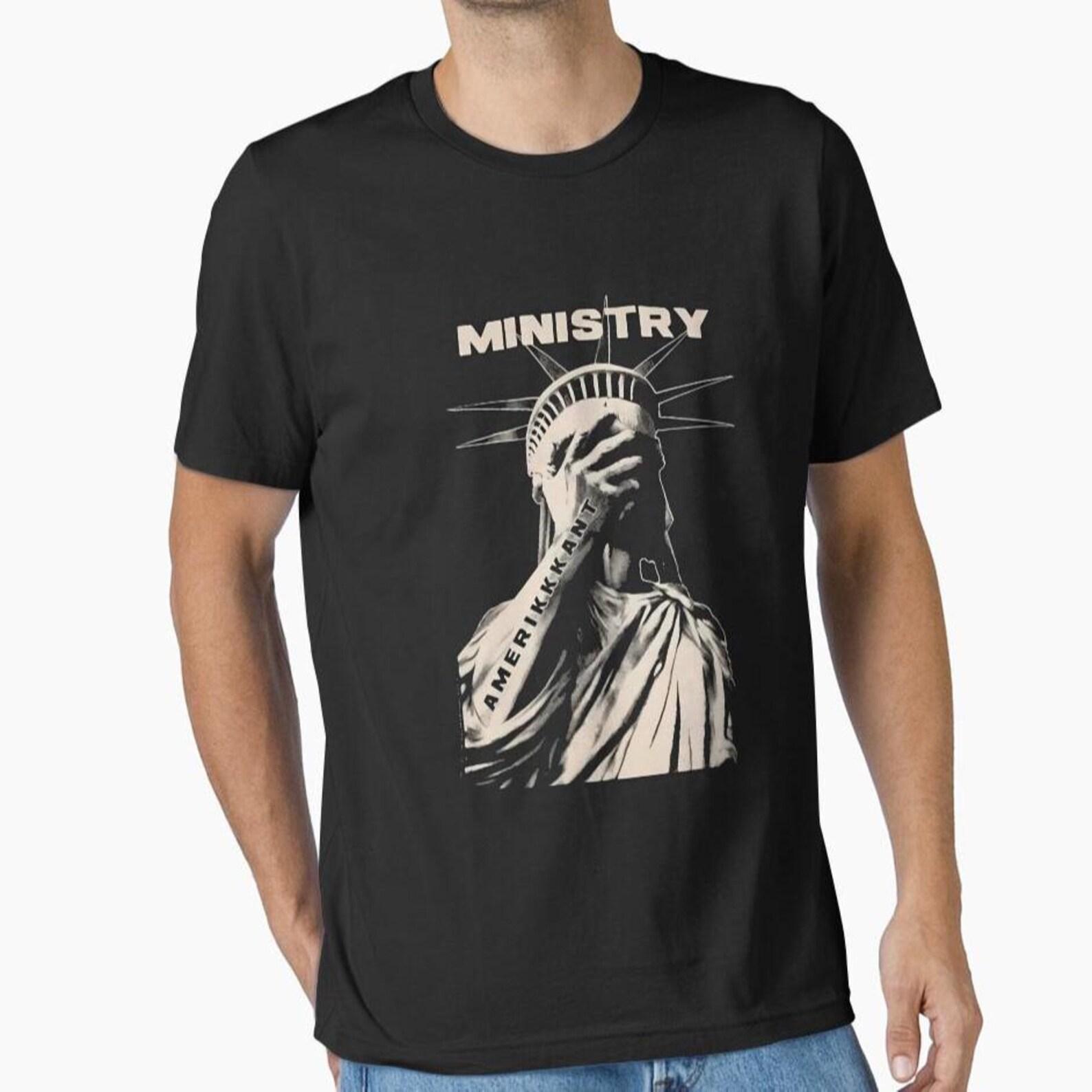 Vintage Industrial Metal Band Graphic Shirt Heavy Alternative Music Tee Gildan L