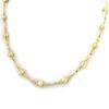 Les Trésors De Lily [M8861] - Ivory 'Sissi' Gold Plated Necklace (6 Mm)