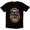 The Beatles Sgt Pepper 2 Merchandise Tshirt Black New
