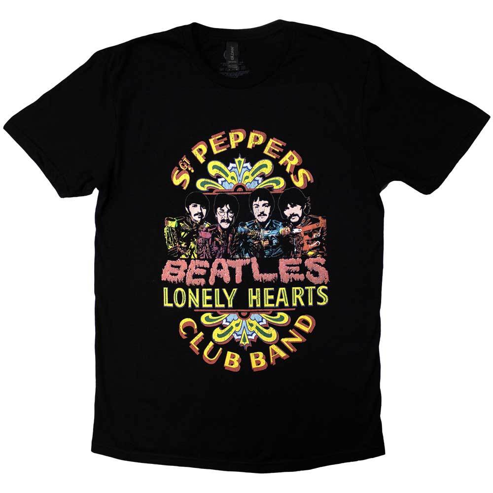 The Beatles Sgt Pepper 2 Merchandise Tshirt Black New