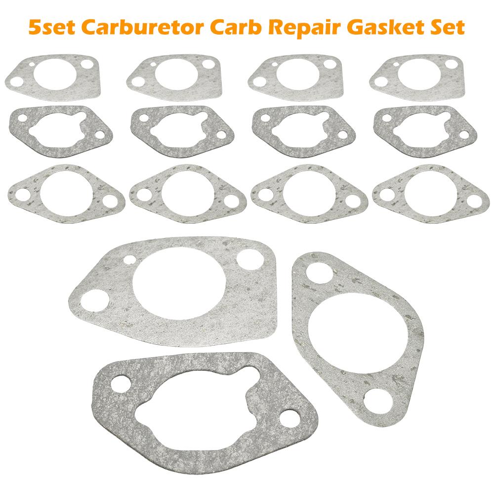 

5pcs Carburetor Carb Repair Gasket Set For Honda GX340 GX390 11HP 13HP GX 340 390 4 Stroke Lawn Mower Engine Motor Part China Mainland