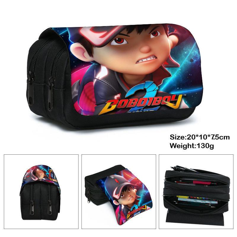 Elements Hero Boboiboy Layer Pencil Case With Spacious Storage For Students And Kids