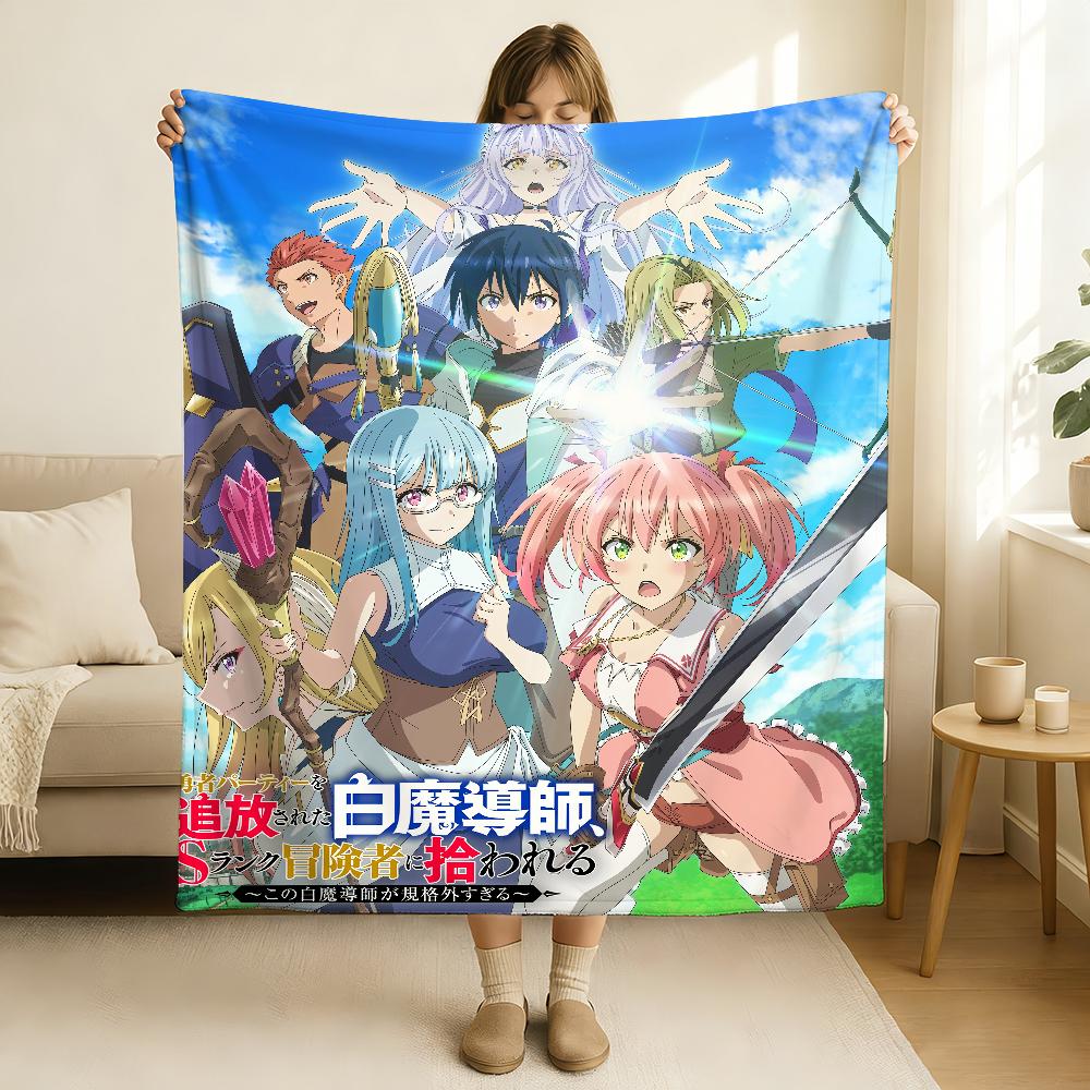 Scooped Up by an S Rank Adventurer! Blanket Soft and Skin Friendly For Couch Bed Napping Bedspread All Seasons Comforter