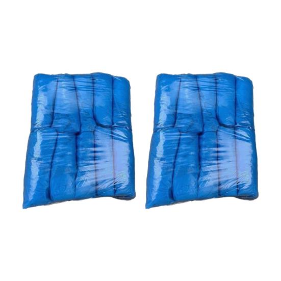 100/200/300/400/500Pcs Disposable Shoe Cover Non-Slip Thick Waterproof Boot Cover Men Women Elastic Indoor Floor Protection Dustproof Shoe Cover