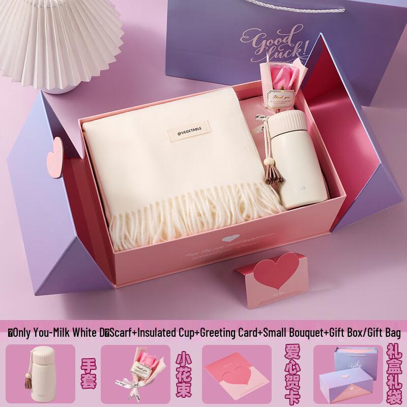 Christmas Insulated Mug & Scarf Gift Set