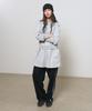 General Idea Boat Neck Sweatshirt Dress [Melange Grey] / Gf2Lop509