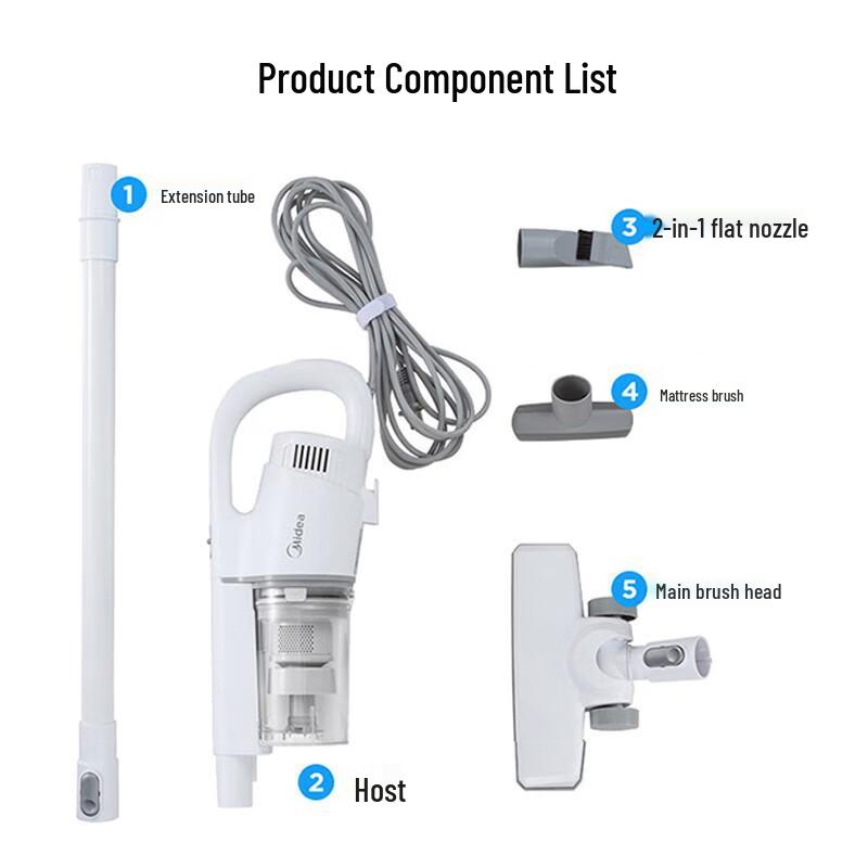 Midea U2 Cordless Handheld Stick Vacuum Cleaner CN Plug (adapter Included)