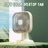 Desktop Fan Quiet Low-Noise Motor Multi-Speed Adjustable Wind 39 Degree Adjustable Head Square Design Fan with