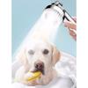 Gentle Spray Pet Shower Head Water Control Dual Mode Shower Sprayers with Bath Brush One Click Close Easy Installation
