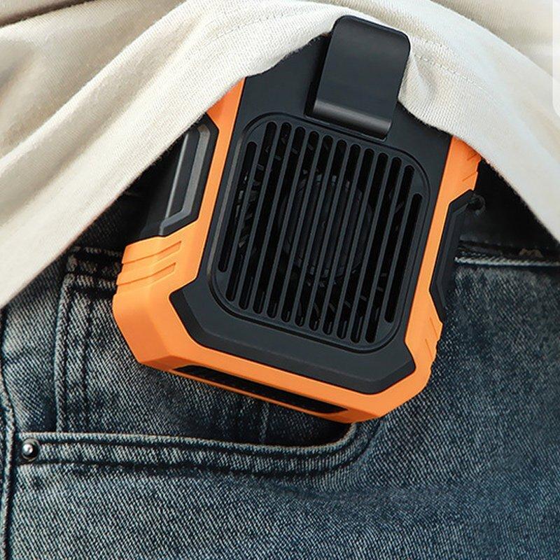 Outdoor Waist Mounted Fan Ultra Lightweight Comfortable To Wear Strong Wind Speed Fast Cooling Long Battery Life Suitable For