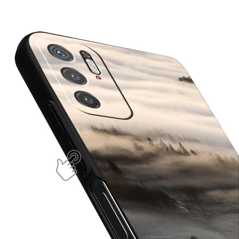 Case For Xiaomi Redmi Note 11 10 9 8 Pro 12 10C 9S 10S 11S 9A 9T 9C 10A 7 K40 8T Silicone Phone Cover Cool Mountain Peak Fundas