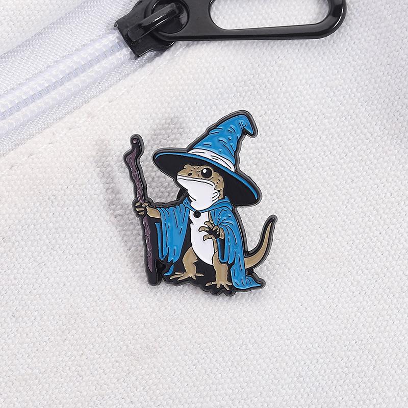 Cartoon Animal Metal Brooch, Cute And Playful Design Collar Pin, Versatile Clothing Decoration Badge, Personalized Accessory