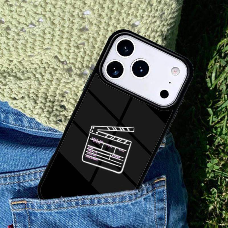 Clapper board Phone Case Cover for IPhone 11 12 13 14 15 16e 17 Pro Max Coque for IPhone 17 Air