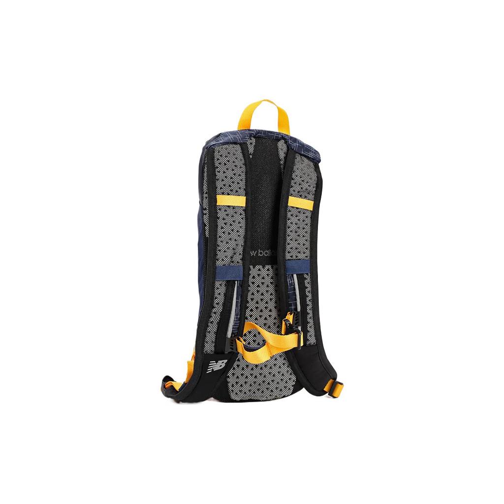 New New Balance Fabric Student Backpack Laptop Bag Sports Backpack Unisex Black LAB13133-NGO