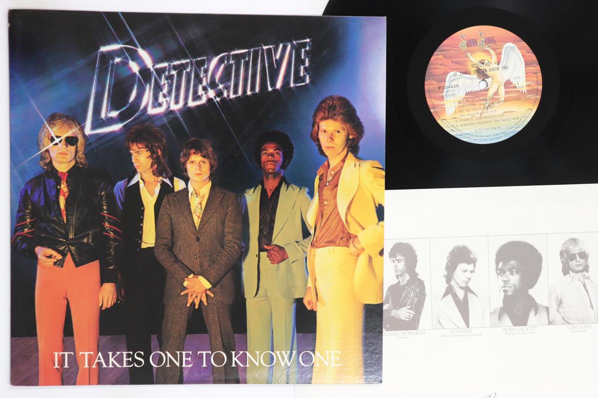 

LP Record DETECTIVE It Takes On To Know One P10442N WARNER PIONEER 1977 Japan Rock Used