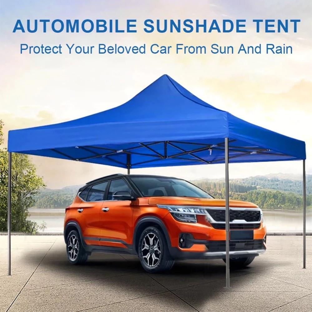 420D Oxford Cloth Gazebo Top Cover Waterproof Sun Blocking Sunshade Cover Thick Reinforced Corner Foldable