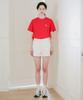 LOSSYROW Signature Logo Half-Sleeve T-Shirt Red