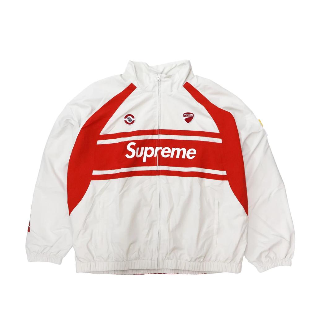 Supreme Ducati Track Jacket Light Grey